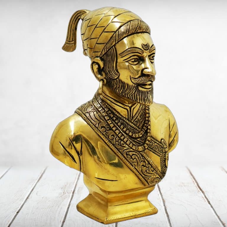 Brass Chatrapati Shivaji Idol Brass Chatrapati Shivaji Idol