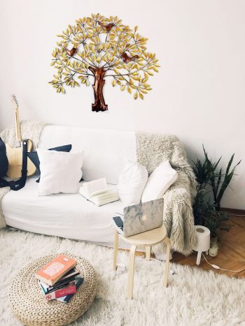 metalartwalldecortreegolden