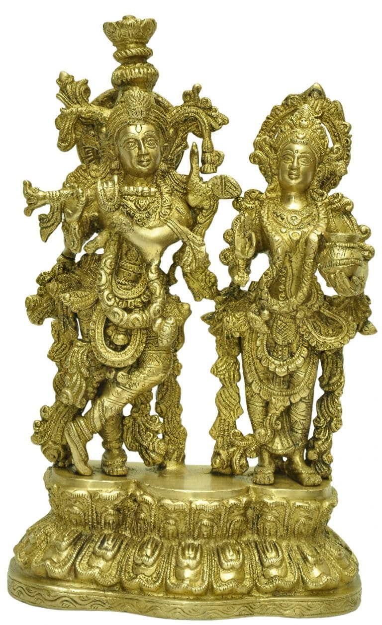 Brass-radha-krishna-idol Brass-radha-krishna-idol