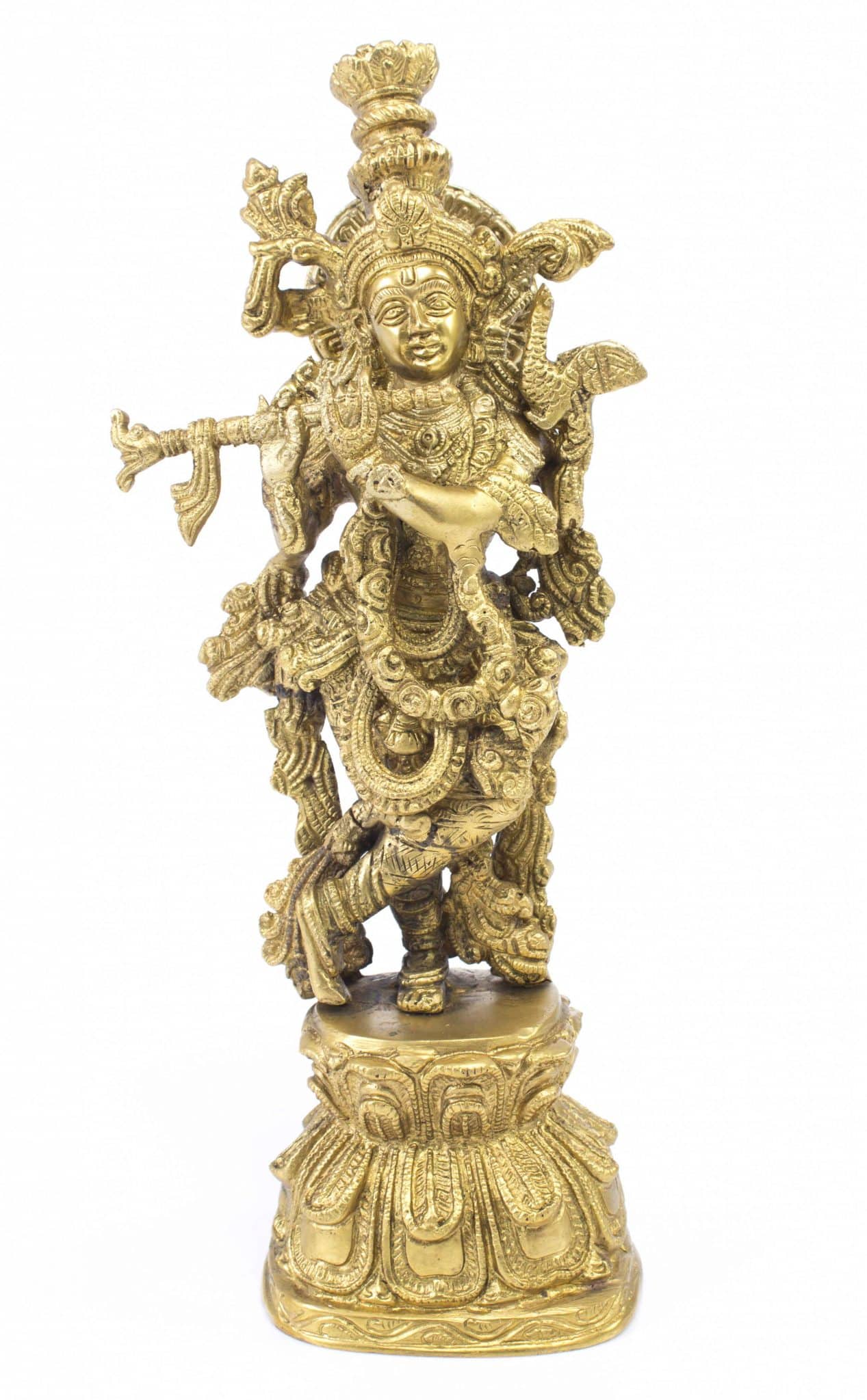 Brass Lord krishna murti Brass Lord krishna murti