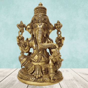Brass Ganesha Idol