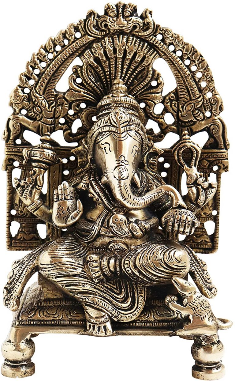 Brass Ganesha statue