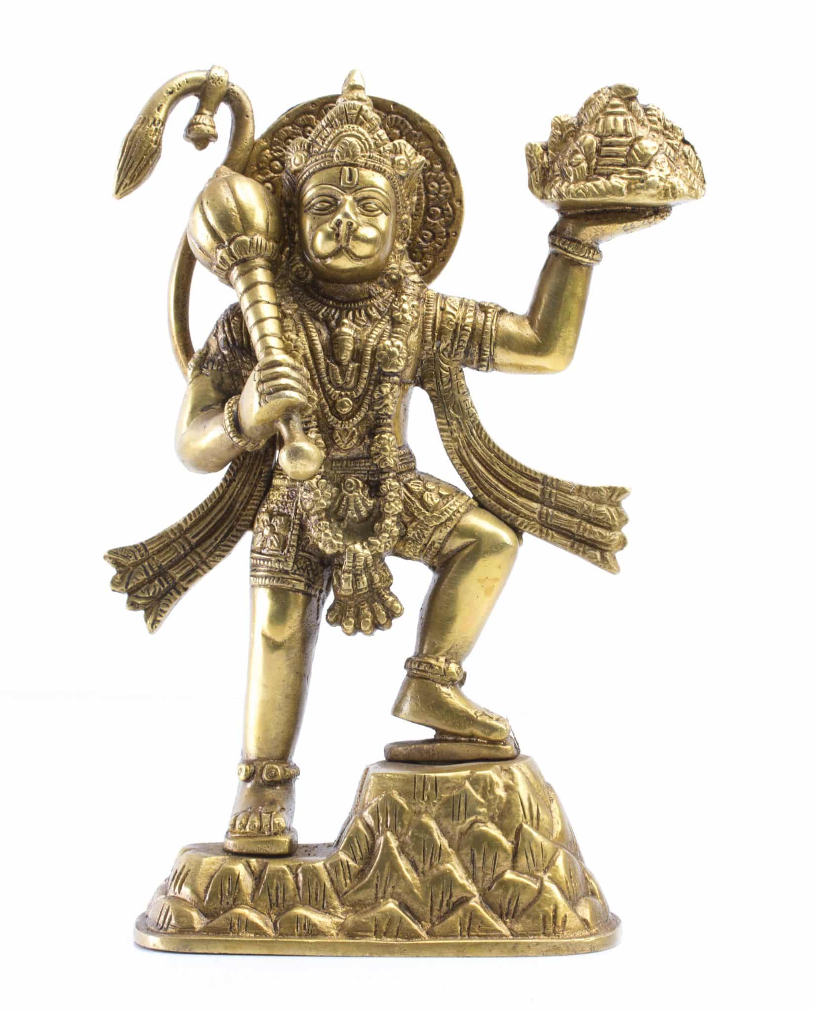 brass hanuman Idol brass hanuman Idol