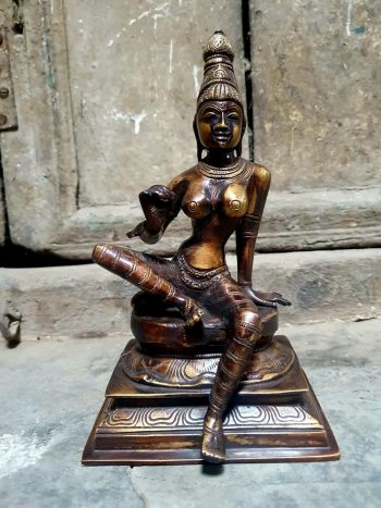Brass parvati Idol