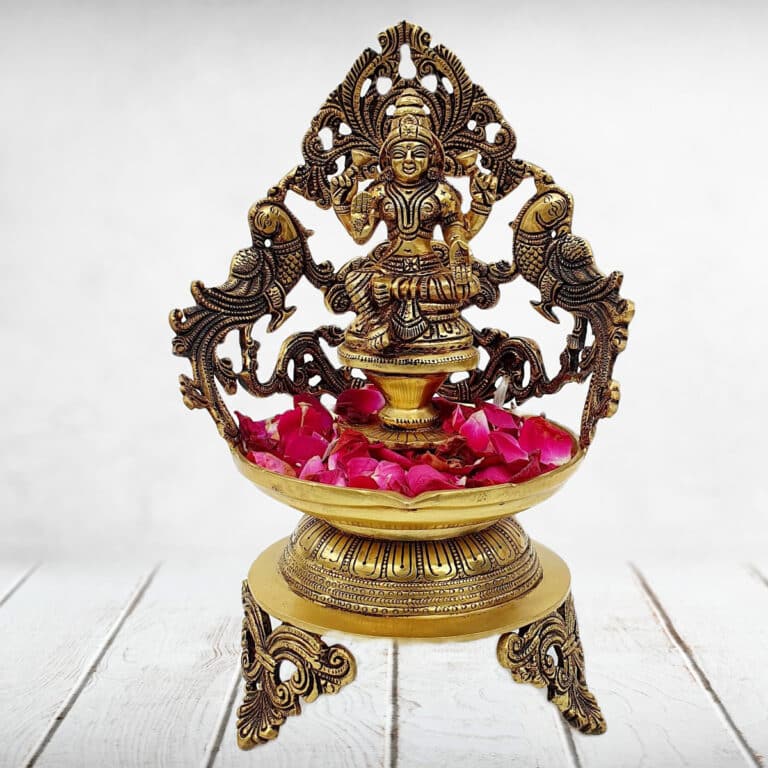 Brass Laxmi Urli Brass Laxmi Urli