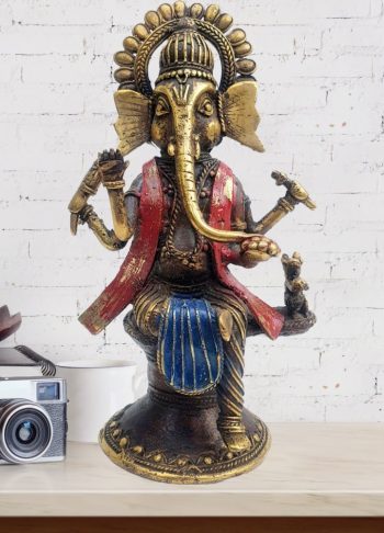 Brass Dhokra Ganesha