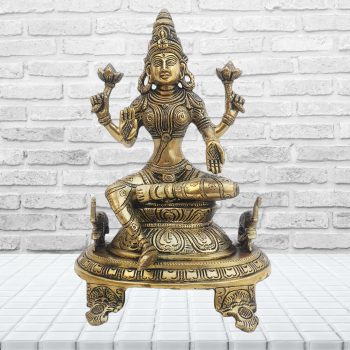 Brass Laxmi Idol
