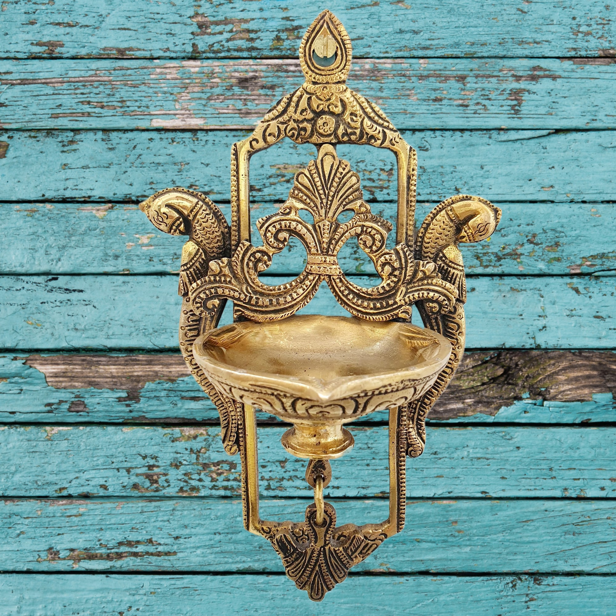 Brass Peacock Wall Hanging Brass Peacock Wall Hanging