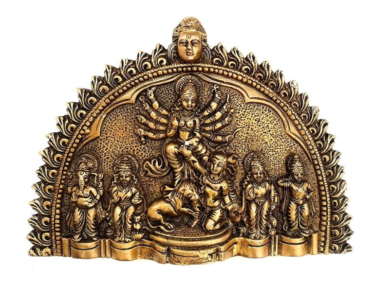 brass wall hanging maa durga brass wall hanging maa durga