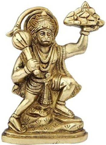 MohanJodero Brass Lord Hanuman Statue