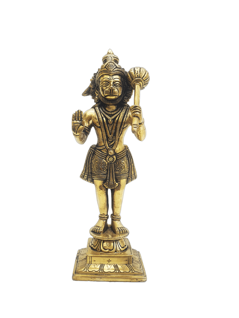 Brass Hanuman murti idol Brass Hanuman murti idol