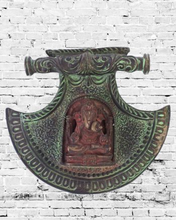 Brass Vigneshwar Brass Ganesha wall hanging