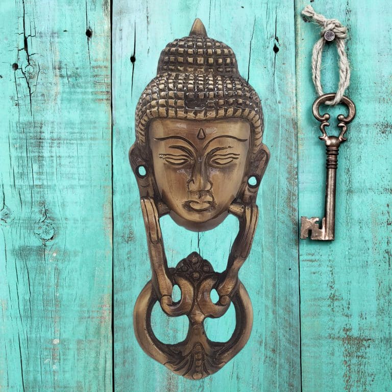 Brass Buddha Door Knocker Brass Buddha Door Knocker