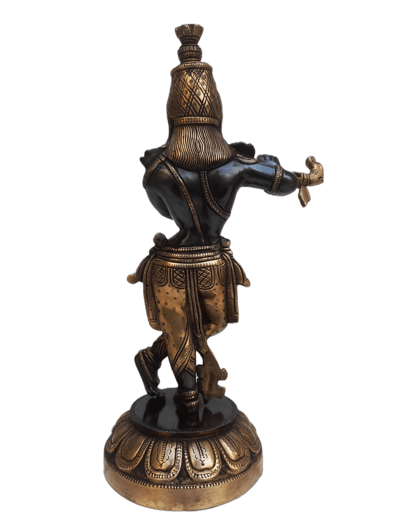 Brass Lord Krishna Idol Brass Lord Krishna Idol