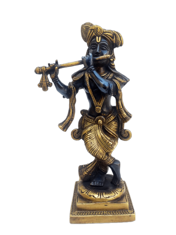 BrassKrishnaIdol