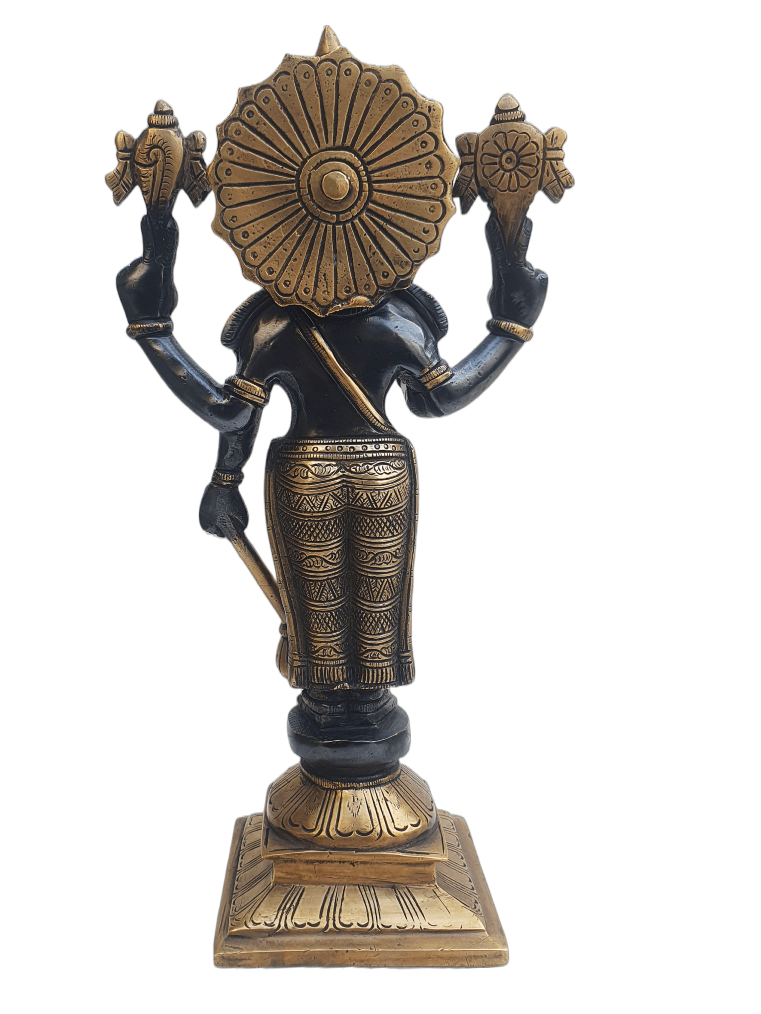 brass vishnu idol