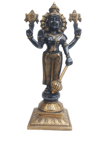 Brass Vishnu Idol