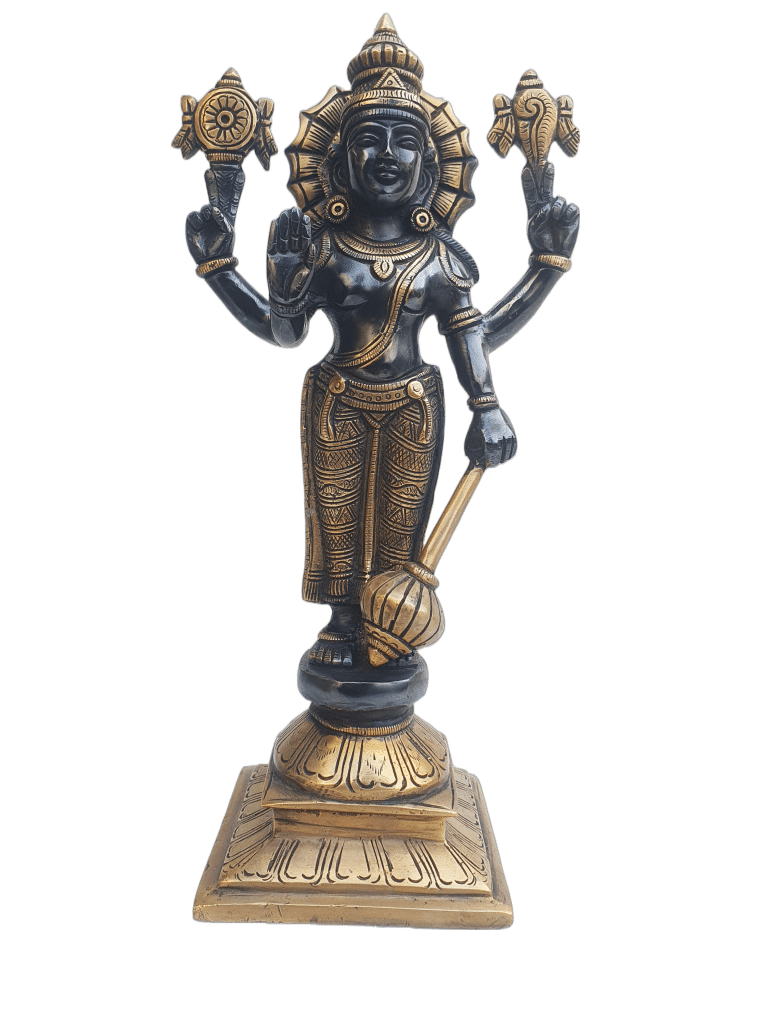 Brass Vishnu Idol Brass Vishnu Idol