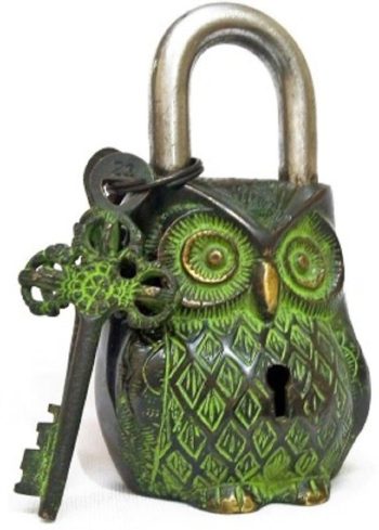Mohanjodero Brass Owl Lock