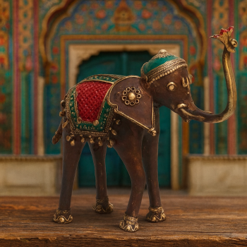 Brass Dhokra Elephant