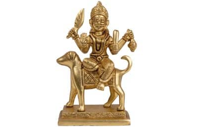brass kaal bhairav idol